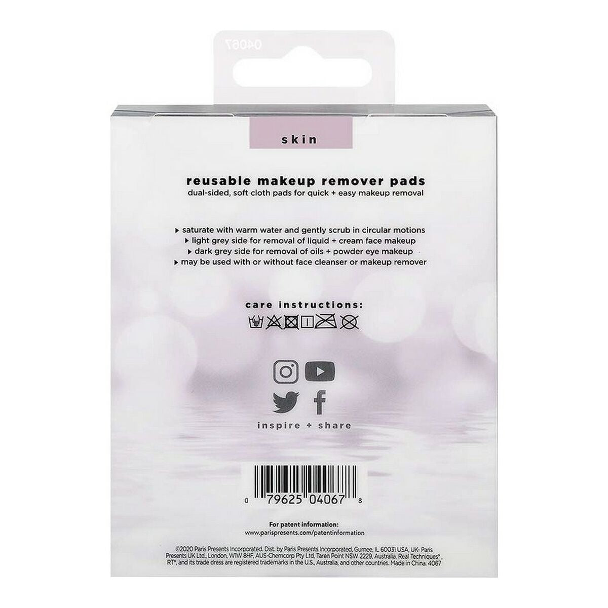 Make-up Remover Pads Real Techniques 2 Pieces