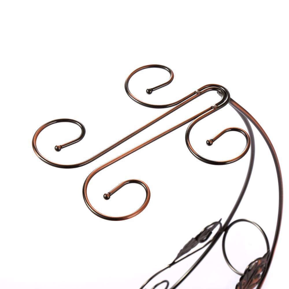 Copper Wine Rack Hanging Wine Glass Holder Bar Stand Bracket