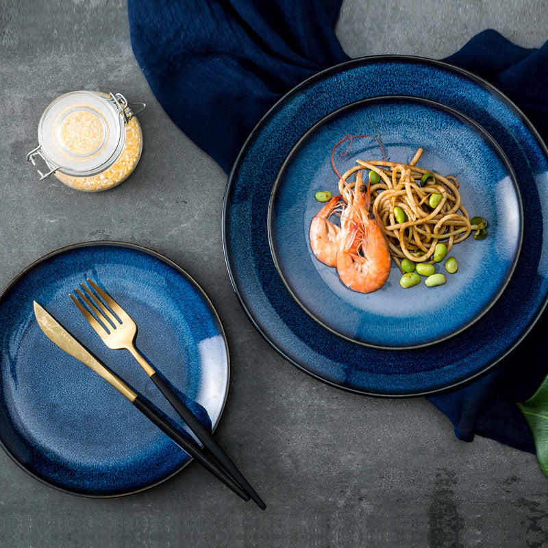 European-Style Ceramic Plate, Western Plate, Steak Plate, Disc Cake