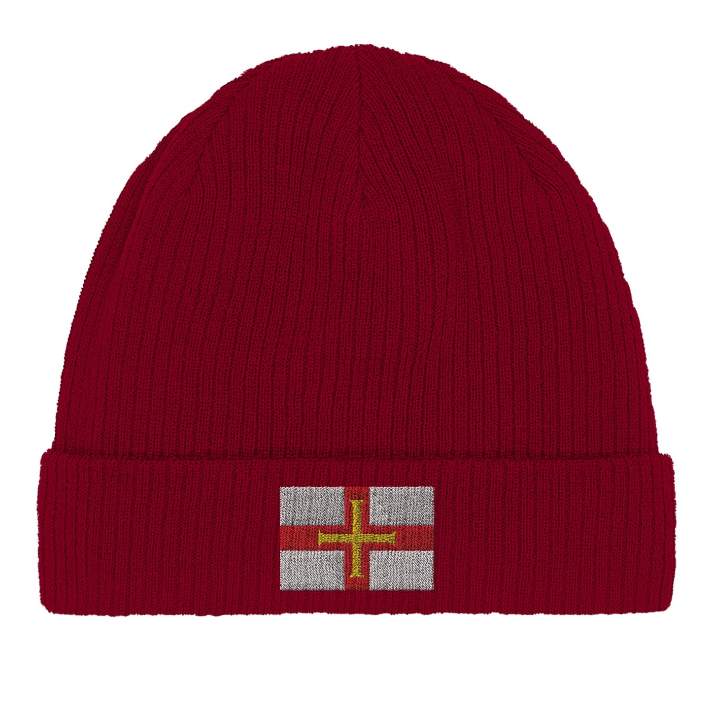 Bonnet en coton Drapeau de Guernesey