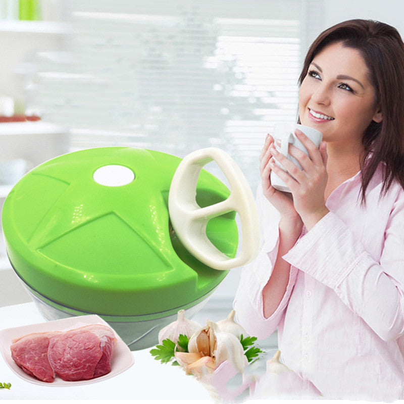 Multifunction Vegetable Fruit Twist Shredder Manual Meat Grinder/Chopper Garlic Cutter