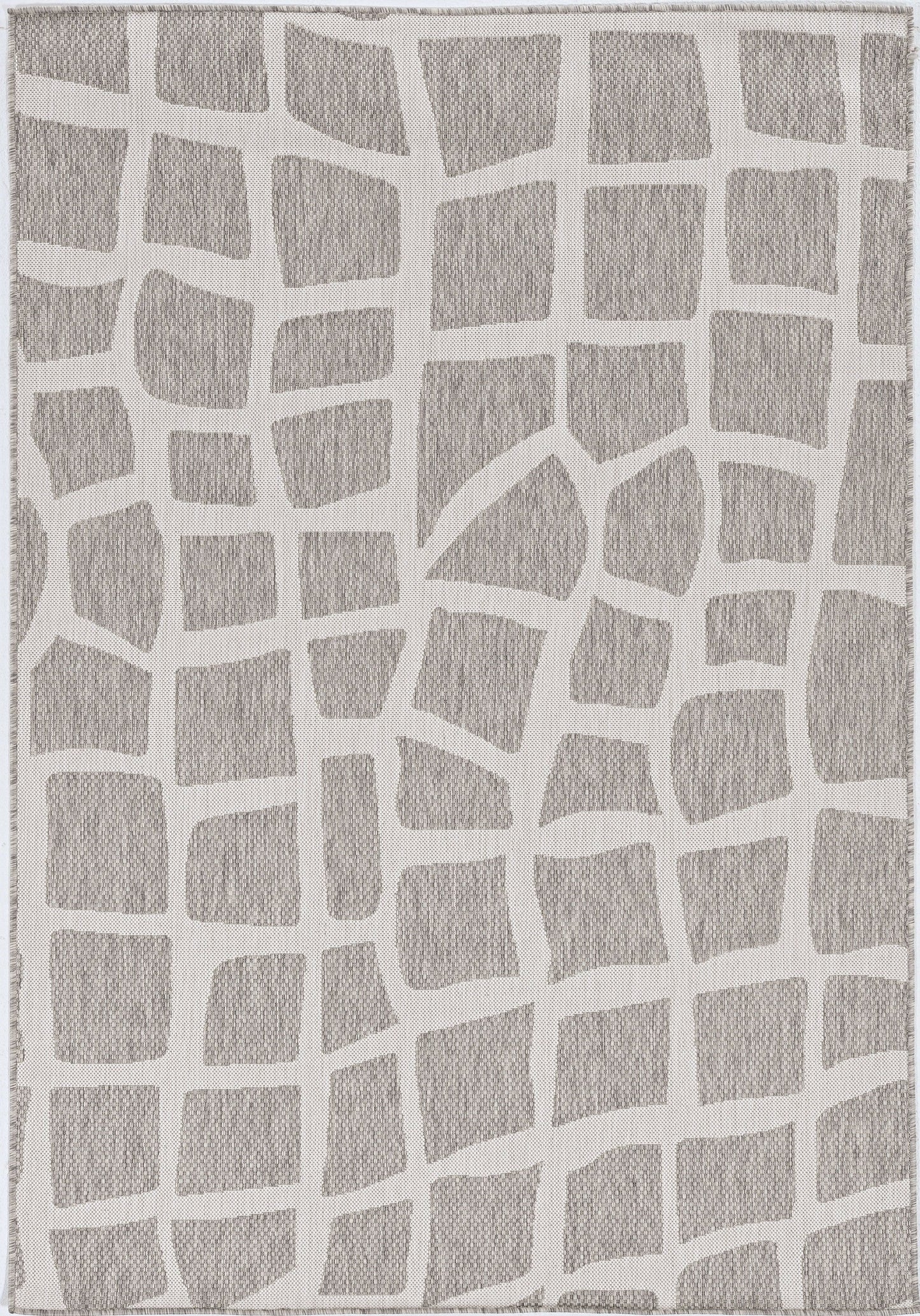 3inches x 4inches Ivory or Grey Polypropylene Area Rug