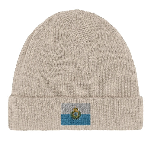 Bonnet en coton Drapeau de Saint-Marin