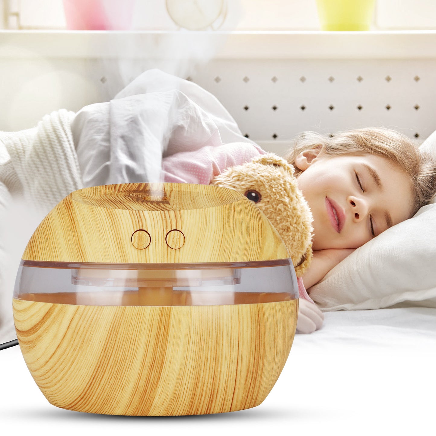 Simple Office Gift Household Appliances New Usb Wood Grain