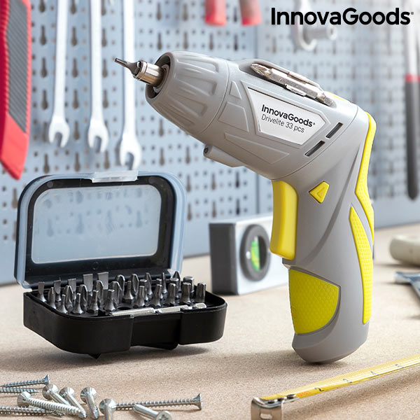 Multi-position Wireless Electric Screwdriver with Accessories