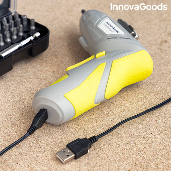 Multi-position Wireless Electric Screwdriver with Accessories