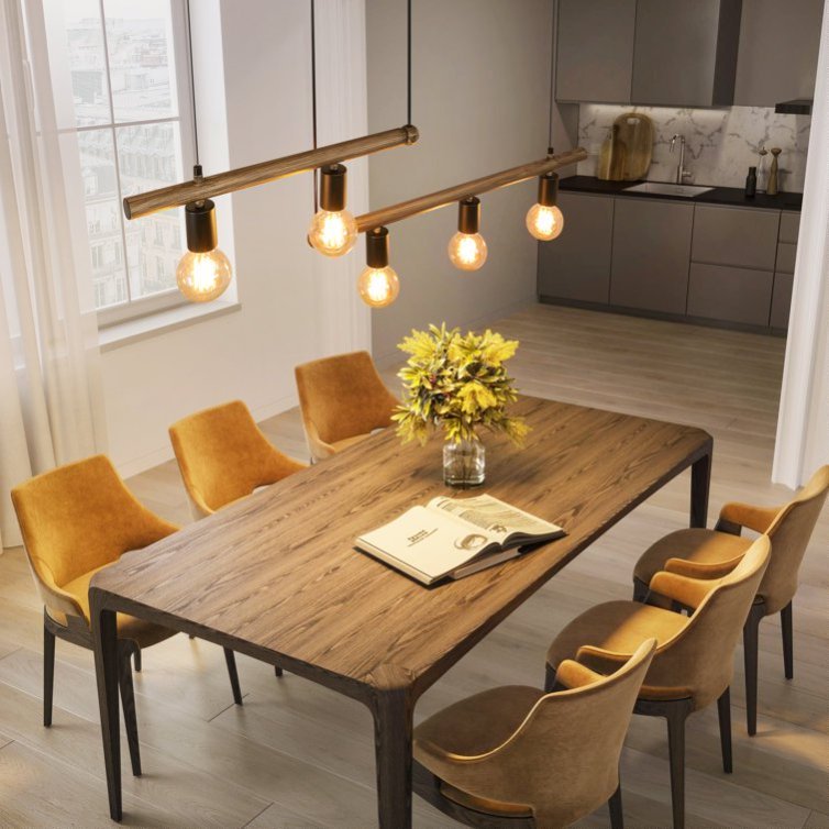 Macgregor 5 - Light Kitchen Island Pendant Light No Bulb