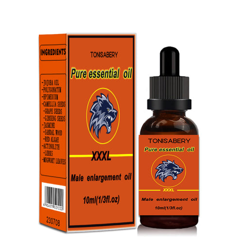 Men's Relaxing Oil for Intimate Areas Supports Wellness Workout