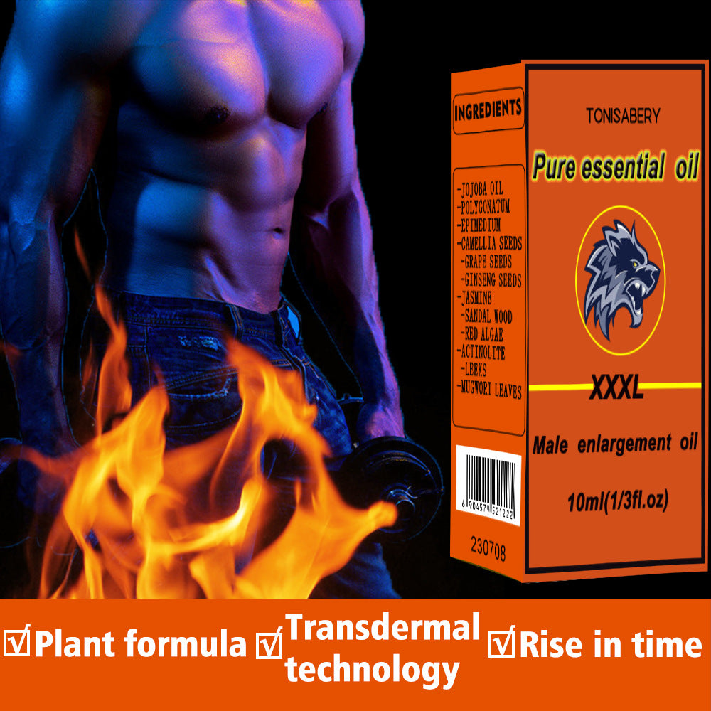 Men's Relaxing Oil for Intimate Areas Supports Wellness Workout