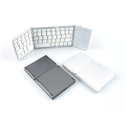 Compact Bluetooth Folding Keyboard For Smartphone Laptop Slim Wireless