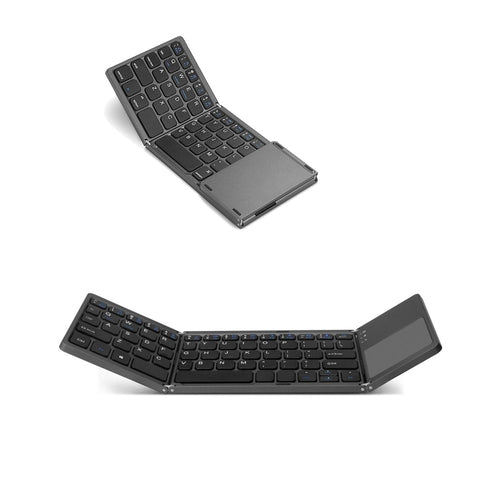 Compact Bluetooth Folding Keyboard For Smartphone Laptop Slim Wireless