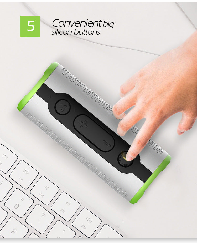 Portable weatherproof compact Bluetooth speaker