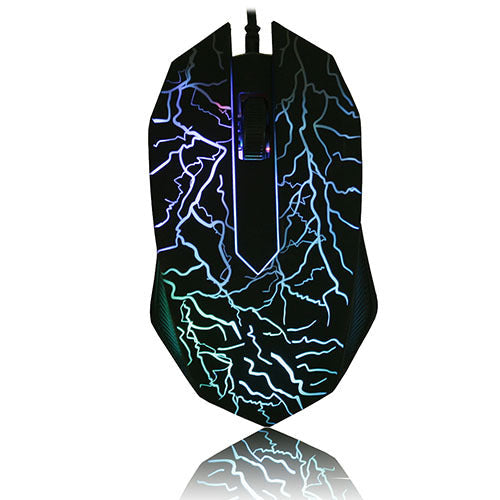 Glowing PC USB Optical Mouse for Work and Home