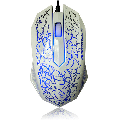Glowing PC USB Optical Mouse for Work and Home