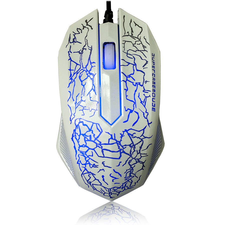 Glowing PC USB Optical Mouse for Work and Home