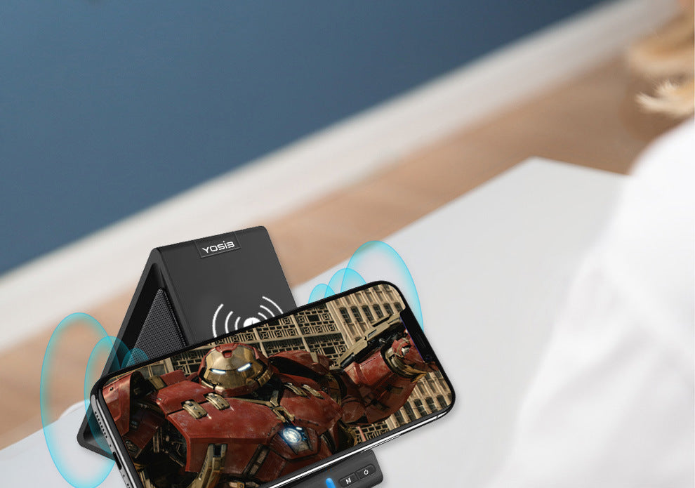 Versatile sound smartphone grip charger