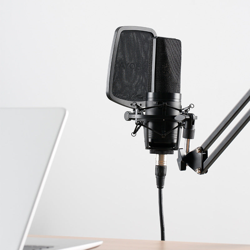 Condenser Mic Big Diaphragm K Music PC Phone Recording Mic
