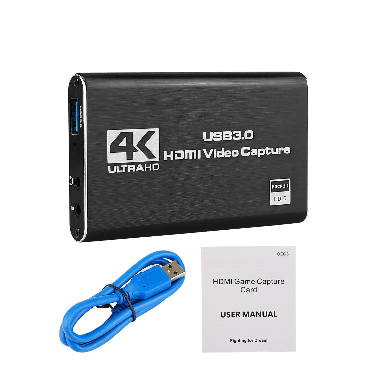 4K HDMI Video Grabber USB 3.0 1080P 60Fps Game Recorder