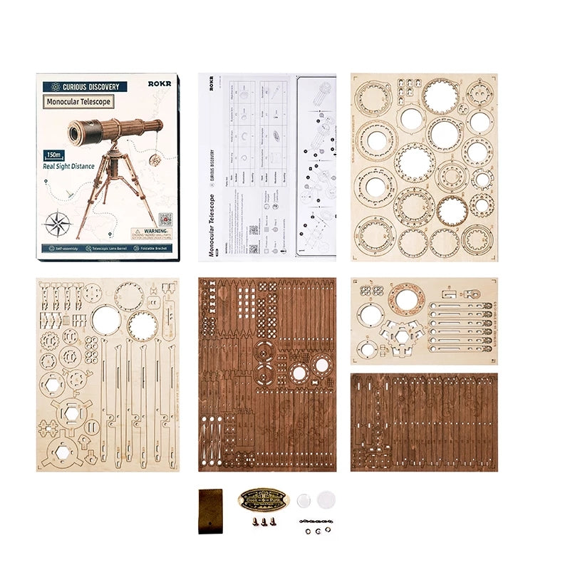 3D Wooden Puzzle Toy Kit for Kids Assembly