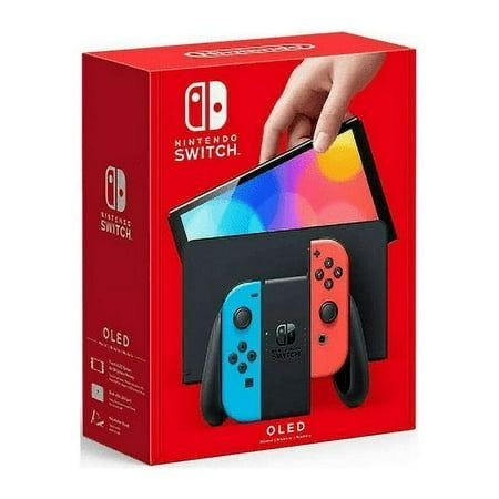 Nintendo Switch Nintendo with Neon Blue and Neon Red Joy-Con 32G 2022
