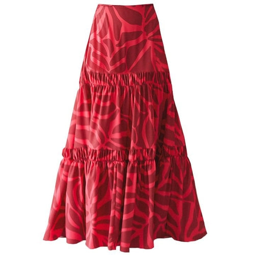 Printing Hollow Out Cutout out Swimsuit Women Vacation Beach