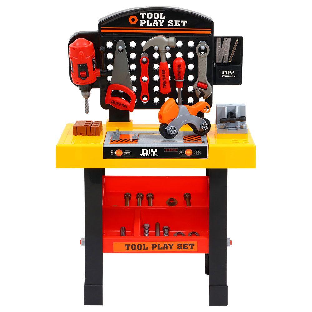 Kids Pretend Workbench DIY Tools 54 Piece