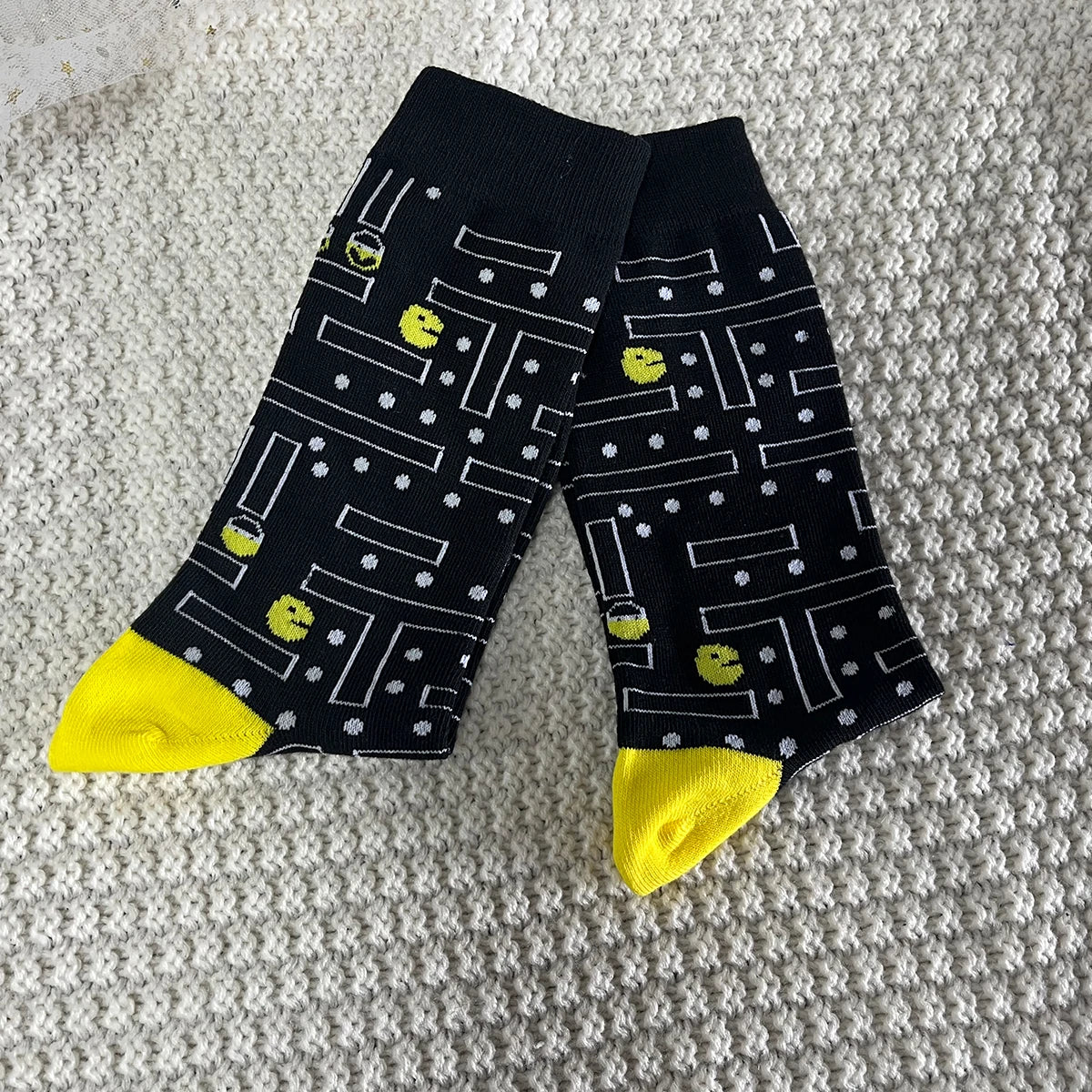 1 Pair Unisex Old School Game Sock Trendy Fashionable Suit In All