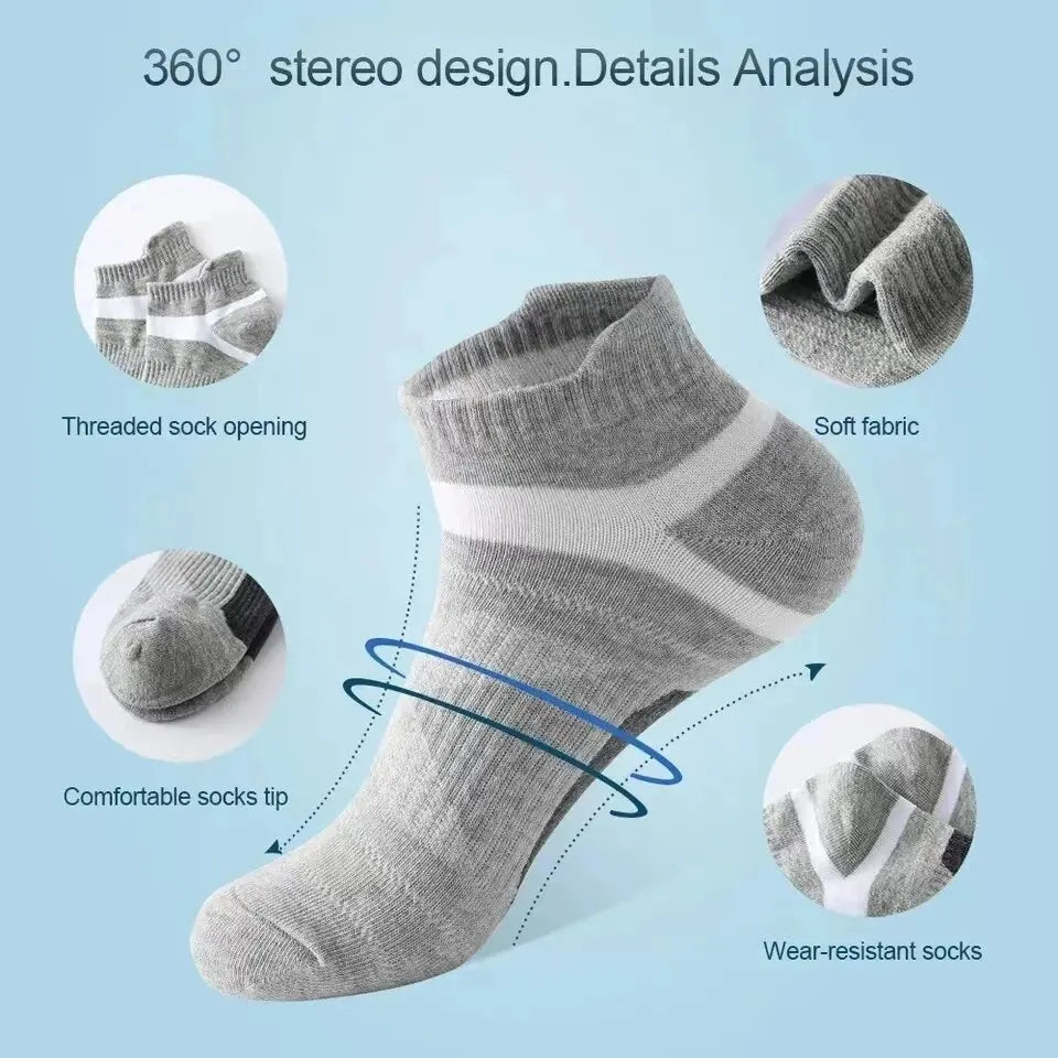 3/5Pairs High Quality Socks Men Outdoor Casual Athletic Socks Short