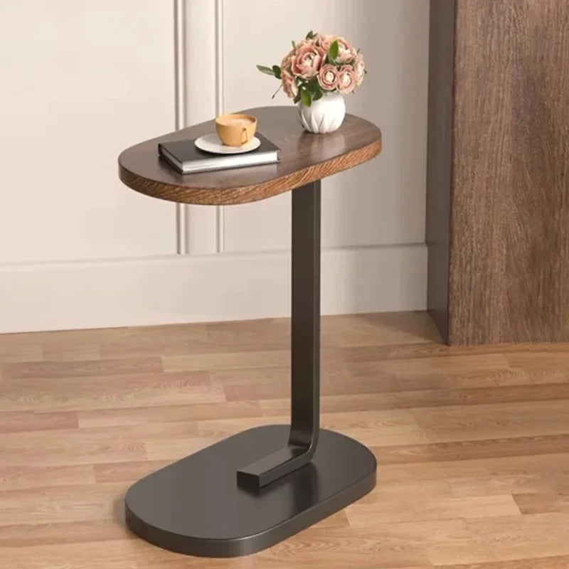 C-shaped Side Table Small Coffee Table Living Room Sofa Table Home