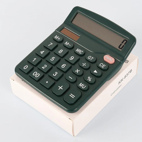 1Pcs Solar Scientific Calculator Desktop Financial Office Computer