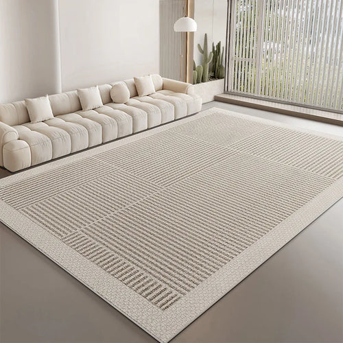 VIKAMA Modern simple living room carpet fully covered absorbent sofa