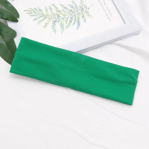 Elastic Cotton HairBand Fashion Headbands for Women Men Solid Running
