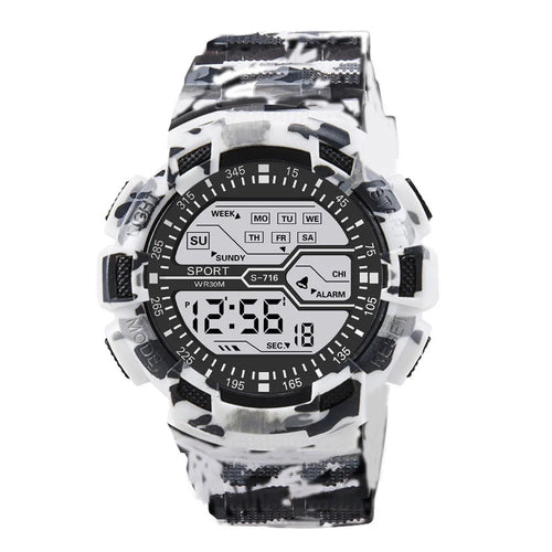 R-SHOCK Sports Men LED Multifunctional Watch 