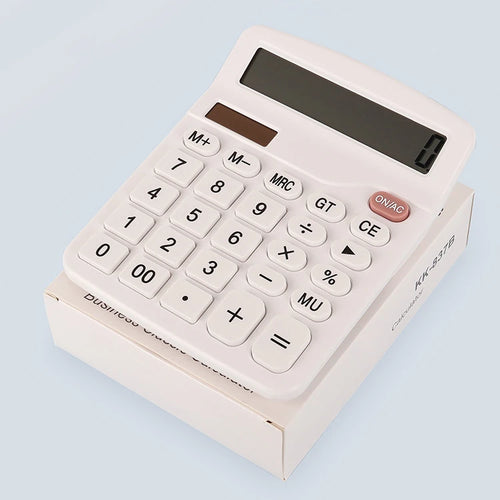 1Pcs Solar Scientific Calculator Desktop Financial Office Computer