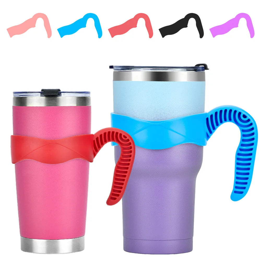 20/30oz Tumbler Handle Water Thermos Bottle Holder Travel Drinkware