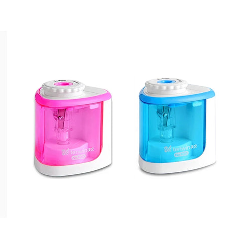 Tenwin Electric/Manual 2 in 1 Pencil Portable Sharpener Safe Student