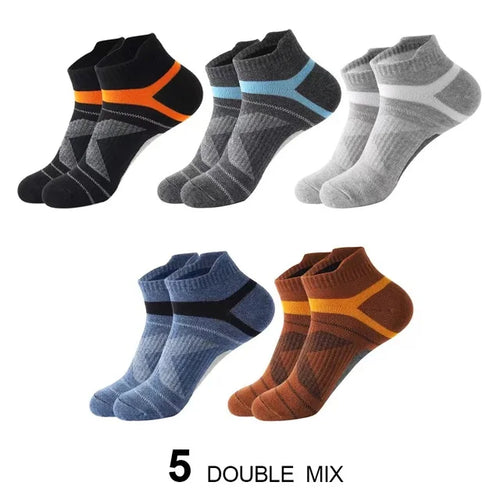 3/5Pairs High Quality Socks Men Outdoor Casual Athletic Socks Short