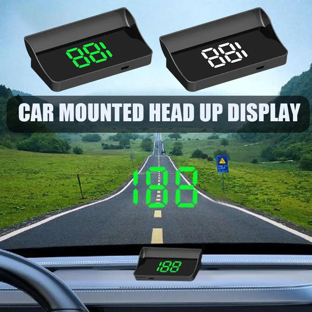 Car Head Up HD Display GPS Speedometer Speed KMH Digital HUD