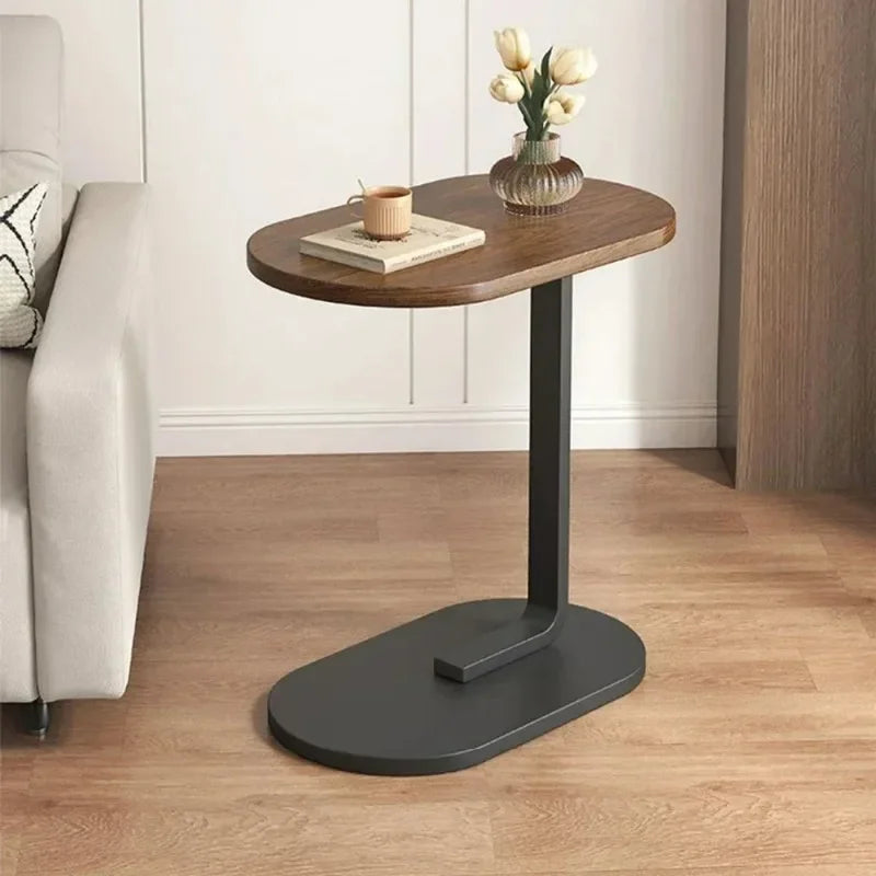 C-shaped Side Table Small Coffee Table Living Room Sofa Table Home