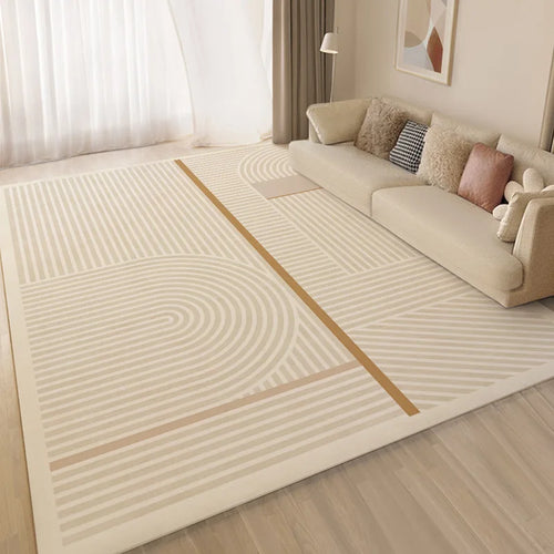 VIKAMA Modern simple living room carpet fully covered absorbent sofa