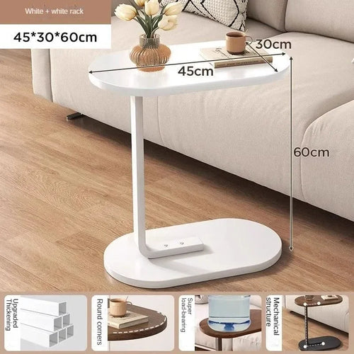 C-shaped Side Table Small Coffee Table Living Room Sofa Table Home