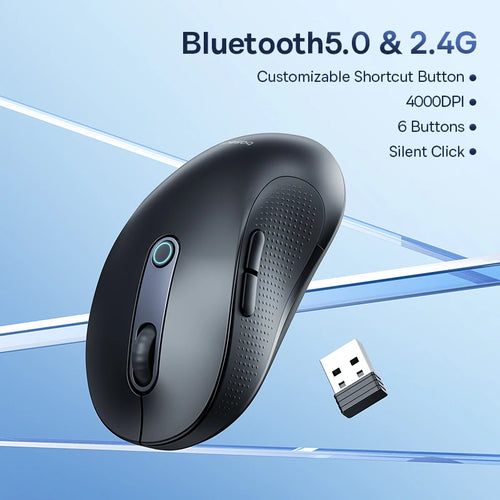 Baseus Wireless Mouse Gen 2 F02 Bluetooth 2.4G 4000 DPI Gaming Mouse