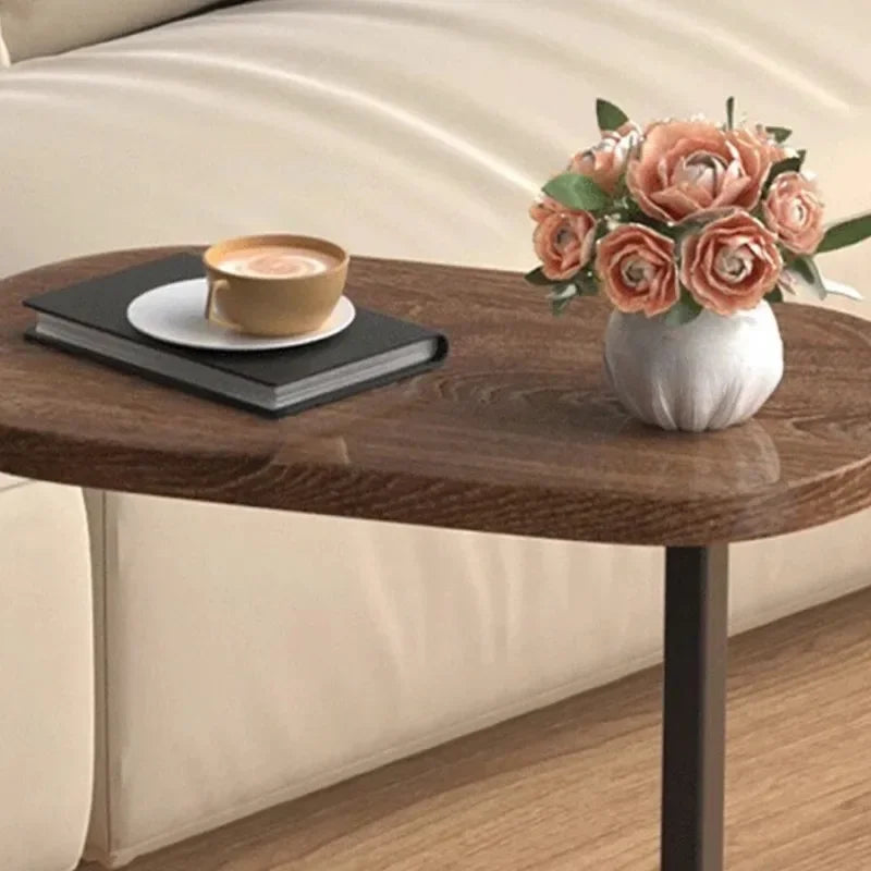 C-shaped Side Table Small Coffee Table Living Room Sofa Table Home