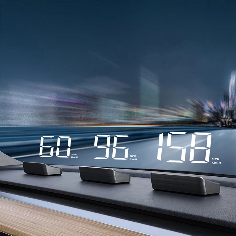Car Speedometer HUD GPS Head Up Display Digital Speed Meter Windshield