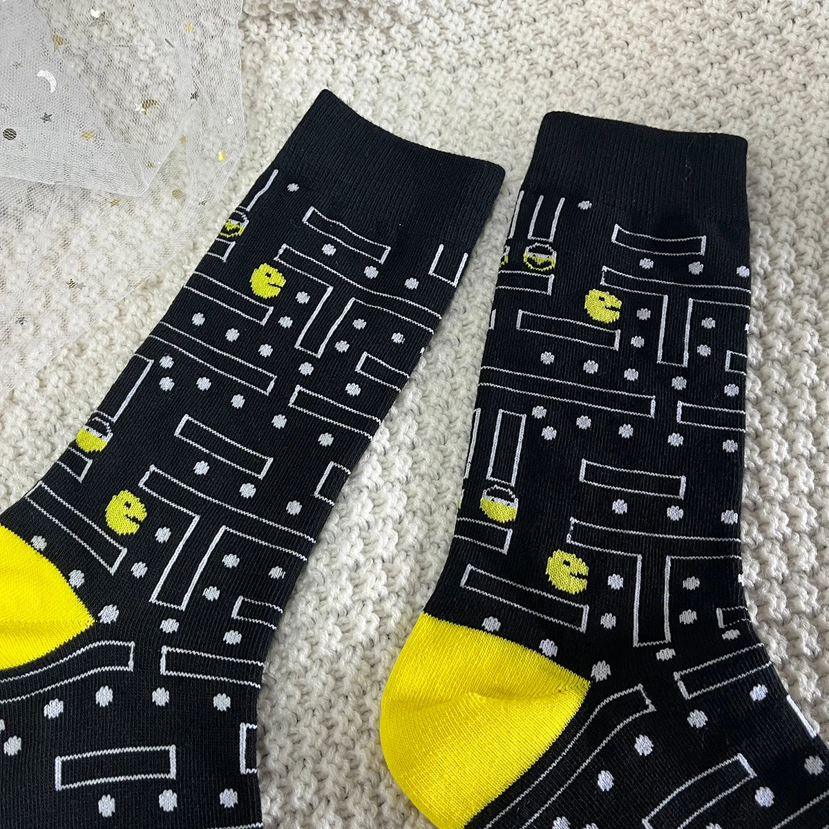 1 Pair Unisex Old School Game Sock Trendy Fashionable Suit In All
