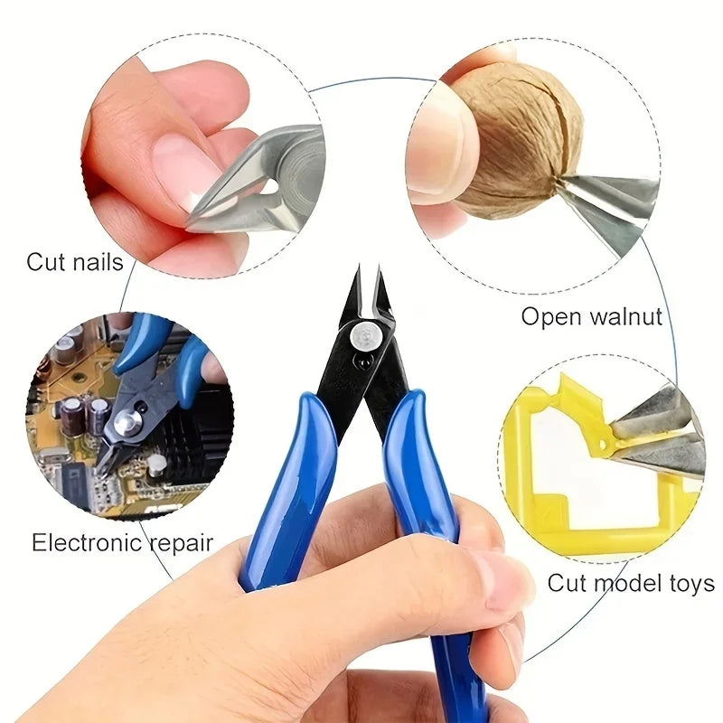 1PC 170 Universal Pliers DIY Electronic Diagonal Side Cutting Nippers
