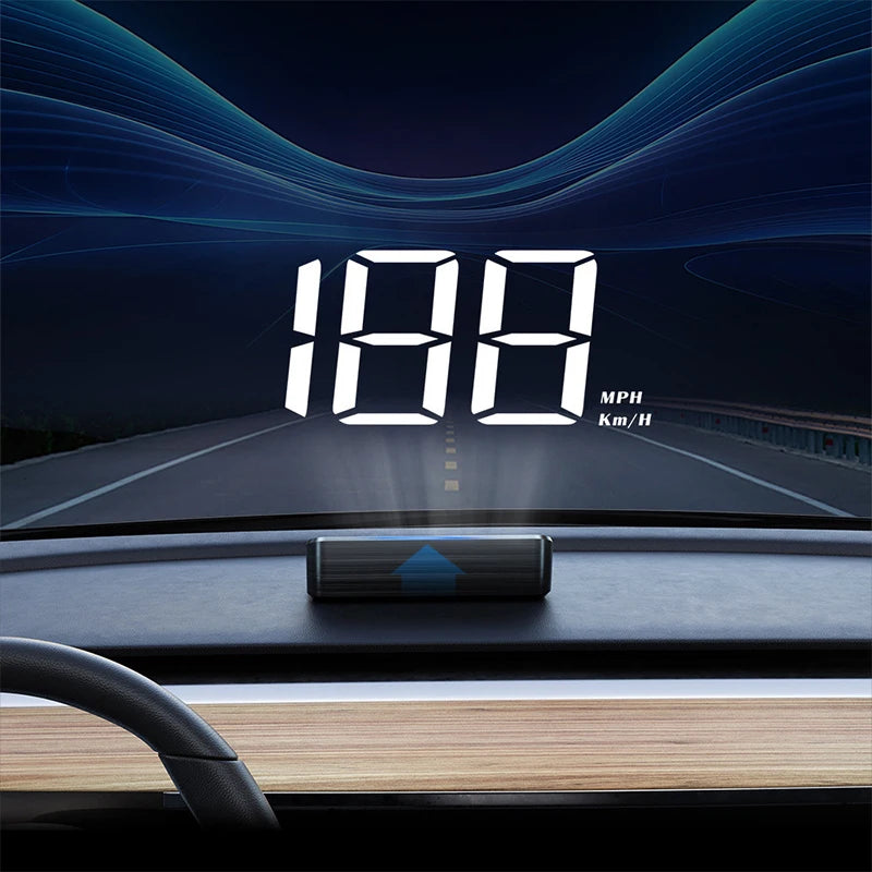 Car Speedometer HUD GPS Head Up Display Digital Speed Meter Windshield