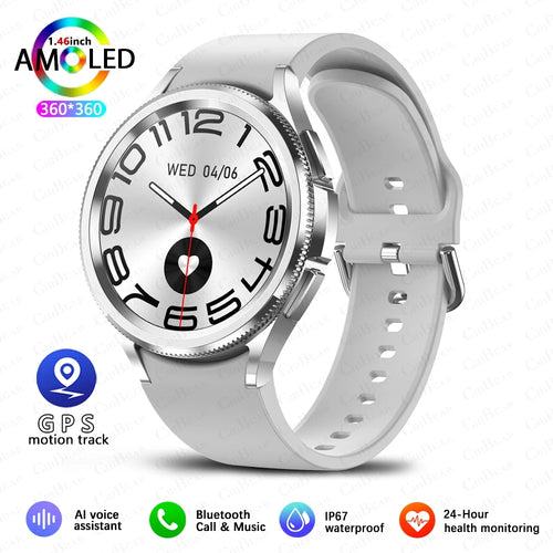 Watch 6 Classic Bluetooth Call Smart Watch Men GPS Outdoor Sports