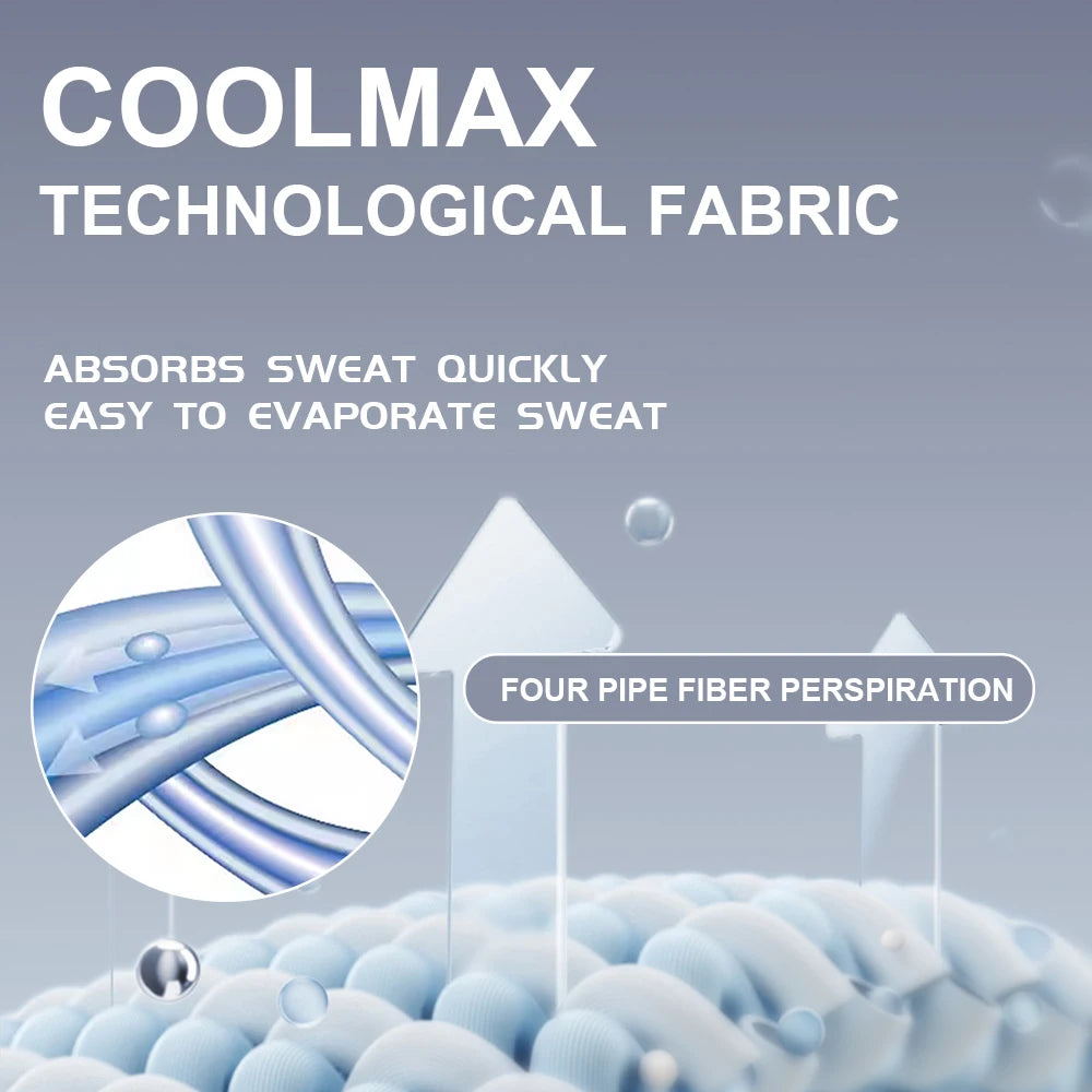 WRELS 1 Pair of New Quick-drying, Sweat-wicking, Breathable CoolMax
