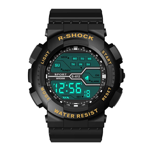 R-SHOCK Sports Men LED Multifunctional Watch 
